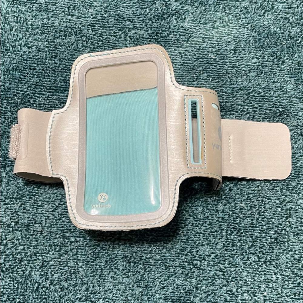 Yurbuds White and Blue Armband